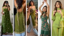 फ्लोरल, पेपलम और स्लिट डिजाइन…तीज से लेकर सावन पूजा तक छा जाएंगे ग्रीन सूट के ये 5 लेटेस्ट डिजाइन | Sawan Special Suit