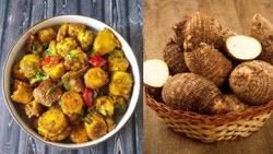 लंच या डिनर में बनाएं मसालेदार सूखी अरबी की सब्जी, इस आसान रेसिपी से करें तैयार