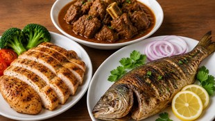 Protein Sources, Chicken, Fish, Mutton, Protein, Omega-3, Fat, Health, Difference Between Fish And Chicken,Fish Vs Chicken Difference,Fish Vs Chicken,Is fish safer than chicken