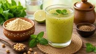 Chane ka sattu drink benefits in summer, सत्तू और पोदीना पीने के फायदे, Sattu aur pudina peene ke fayde, Sattu drink recipes ayurveda expert advice, गर्मी में पेट ठंडा रखने के उपाय