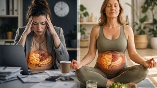 stress belly aur hormonal belly me antar,स्ट्रेस बेली और हार्मोनल बेली में अंतर, stress belly causes after 35,hormonal belly symptoms in hindi,हार्मोनल बेली के लक्षण, how to reduce stress belly doctor tips,