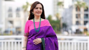 Nita Ambani AAPI Award | Manish Malhotra Tanjore saree | Kanjeevaram silk saree history
