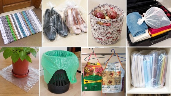 how to use plastic bags for crafts | plastic bags craft ideas | diy ideas with waste material