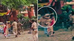 कॉजपा के विरोध प्रदर्शन में पुलिस अधिकारी ने महिला को मारा थप्पड़, चर्चा में पुलिस की कार्रवाई का वीडियो