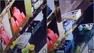 rat theft, Karnataka jewellery store, Tumakuru, CCTV viral video, diamond-studded gold ornaments