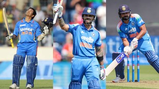 Sachin Tendulkar, Virat Kohli, Rohit Sharma