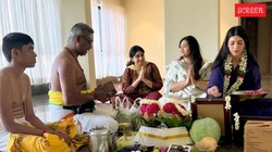 श्रुति हासन ने की विधि-विधान से गृहप्रवेश पूजा, तस्वीर देखकर लोग बोले- पिता कमल हासन तो नस्तिक हैं!