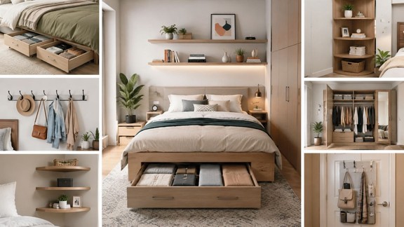 small space bedroom storage ideas | storage ideas for small bedrooms on budget | storage tips for small bedrooms