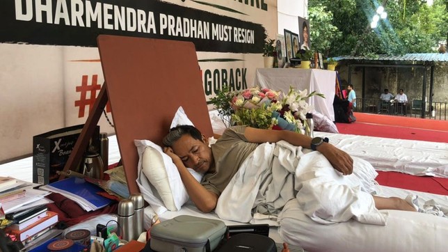 cjp protest, jantar mantar, sonam wangchuk, abhijeet dipke