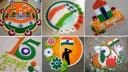 स्कूल-कॉलेज के स्टूडेंट्स के लिए आसान लेकिन यूनिक 15 अगस्त रंगोली डिजाइन्स