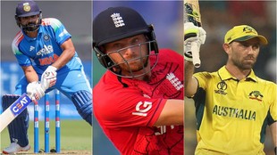 Rohit Sharma, Shahid Afridi, Jos Buttler, Most sixes in international cricket by right handed batsman top 10 batter, Virat Kohli, Glenn Maxwell