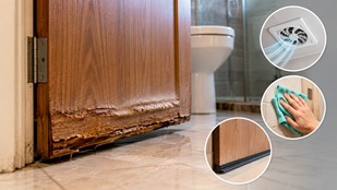 How to Protect Bathroom Door from Water