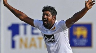 Prabath Jayasuriya, Prabath Jayasuriya vs India, IND vs SL