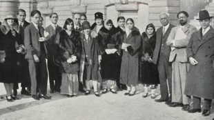 Indian delegates at the Brussels congress