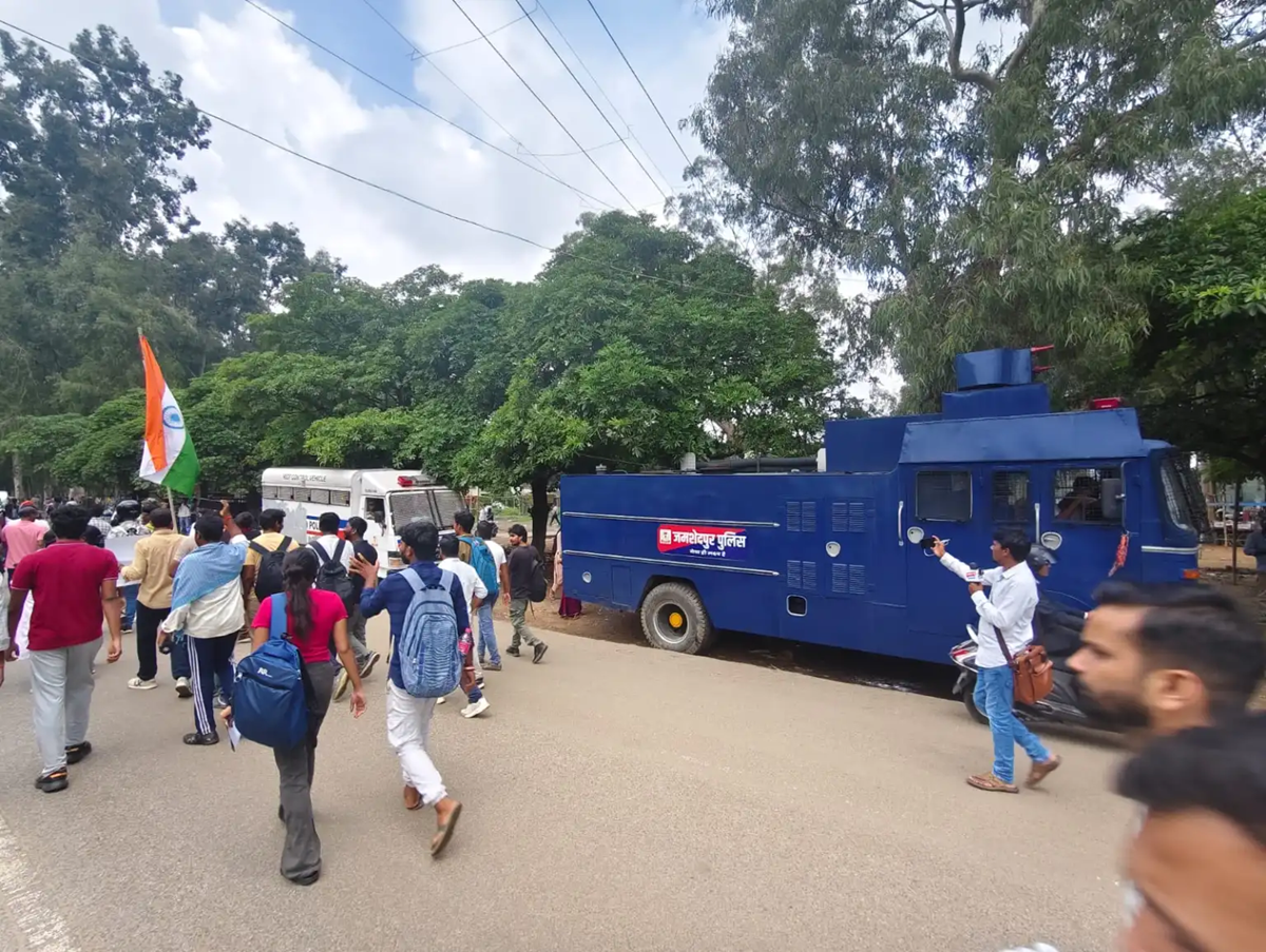Tear Gas at Protest