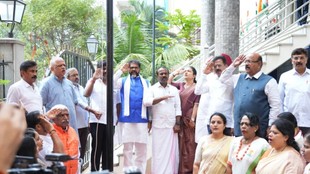 Karnataka BJP, Karnataka Congress, BJP MLC N. Ravikumar at Independence Day flag-hoisting