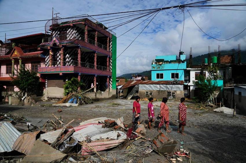 Nepal Flood Satellite Images