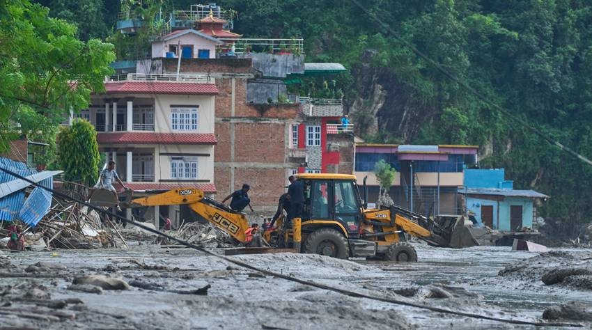 Nepal flood latest images