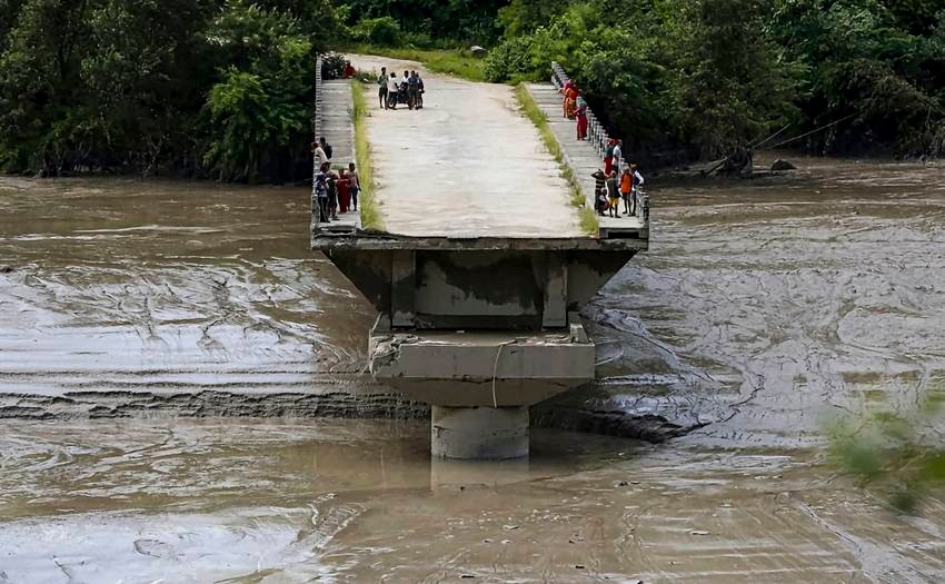 Nepal Flash Flood Satellite Images