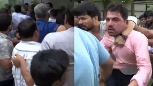 Pappu yadav Clash in delhi press Conference, pappu yadav, delhi, bihar