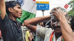 आंदोलन के बीच टूटे बैरिकेड, चलीं लाठियां, बरसी पानी की बौछार और आंसू गैस, तस्वीरों में देखें रांची का मंजर