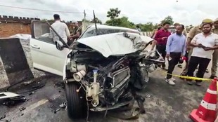 Atiq Ahmed son accident video, Aban Ahmed Accident live video,