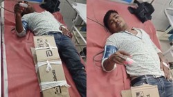 बिहार में एक्सीडेंट के बाद अस्पताल पहुंचा शख्स, टूटी टांग पर लगा दिया गत्ता, Video देख लोग रह गए दंग