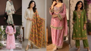 embroidery suit designs | suit designs for festival | latest suit designs for janmashtami