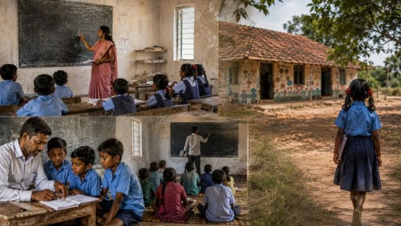 Rajya Sabha education report, single teacher schools in India, UDISE+ school data,, MP Randeep Singh Surjewala