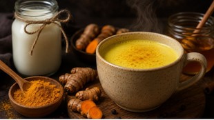 Turmeric Milk in Sawan, Turmeric Milk Benefits, Drinking Turmeric Milk at Night, Is Turmeric Milk Good in Sawan, Sawan Health Tips, Sawan Diet Tips, Monsoon Health Tips, turmeric milk in sawan,