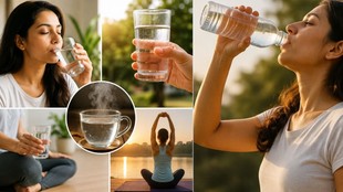 Warm vs cold water in the morning, Drinking warm water empty stomach benefits, Should you drink cold or warm water in morning, Best time to drink warm water, Warm water morning routine,