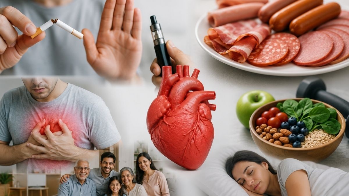 दिल को रखना है मजबूत और स्वस्थ? Cardiologist के मुताबिक इन 5 आदतों से आज ही बनाएं दूरी.. दिल को रखना है मजबूत और स्वस्थ? Cardiologist के मुताबिक इन 5 आदतों से आज ही बनाएं दूरी..