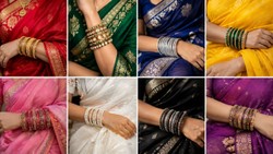 सावन पर साड़ी के साथ मैचिंग चूड़ियां नहीं, इन कॉम्बिनेशन से लुक को बनाएं और ज्यादा खूबसूरत
