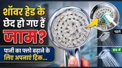 बेकिंग सोडा या सिरका नहीं, शॉवर के छोटे-छोटे छेदों में जमी चूने जैसी सफेद परत को साफ करने के लिए अपनाएं ये तरीका