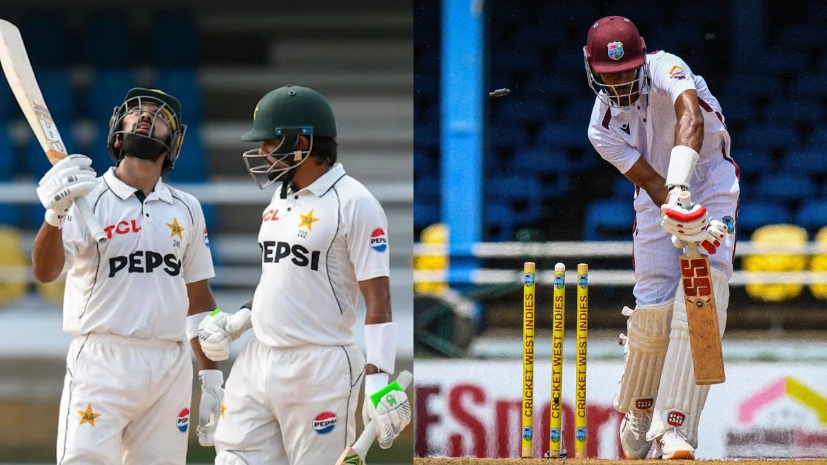 WI vs PAK: शफीक का शतक, बाबर 86 रन पर नाबाद; वेस्टइंडीज में टूटा टेस्ट क्रिकेट का 18 साल पुराना रिकॉर्ड