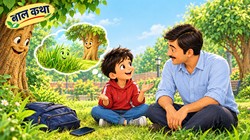 होलू बना पेड़, फिर समझा वृक्ष क्यों देते हैं अपने फल | बाल कथा
