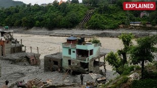 Nepal Flood- Blue house- Trishuli