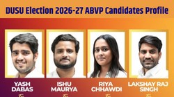 DUSU Election 2026-27 ABVP Candidates Profile: कौन हैं एबीवीपी के 4 उम्मीदवार? पढ़ें यश डबास, इशू मौर्य, रिया छाबड़ी और लक्ष्यराज सिंह की पूरी प्रोफाइल