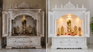 How to clean pooja mandir