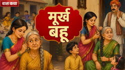 मूर्ख बहू: पति घर से गया बाहर तो बहू ने सास का मुंडवा दिया सिर, पढ़ें गिजुभाई बधेका की बाल कथा