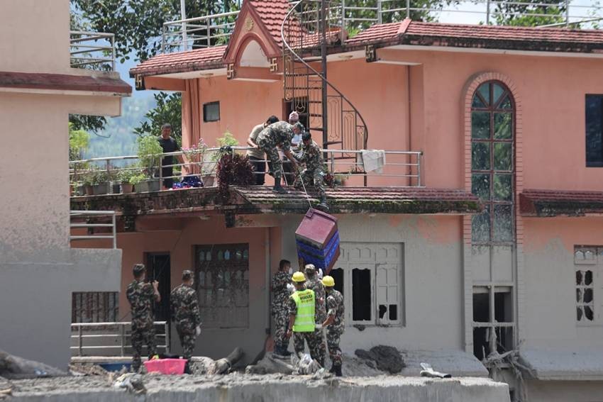 Nepal relief and rescue