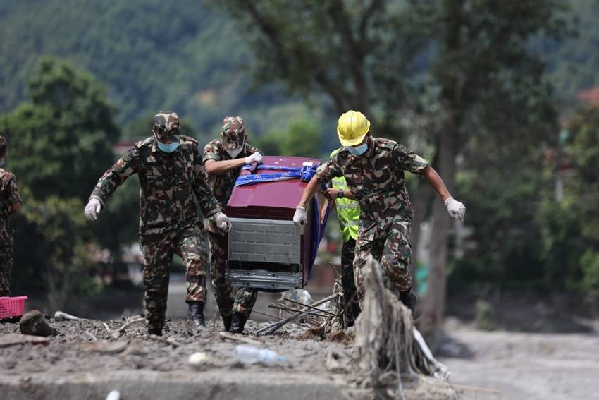 After Flash Flood Nepal photos