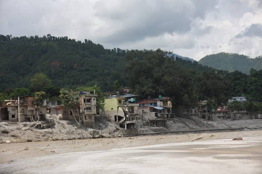 New Image of Nepal Flash Flood