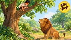 बाल कथा: पेड़ पर बच्चा और नीचे बैठा भूखा शेर, पढ़ें प्रेमचंद की कहानी शेर और लड़का