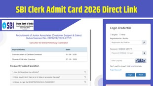 SBI Clerk Admit Card 2026, SBI Clerk Exam 2026, SBI Clerk Prelims, SBI Junior Associate, SBI Jobs, Bank Jobs 2026, Government Jobs, Admit Card 2026