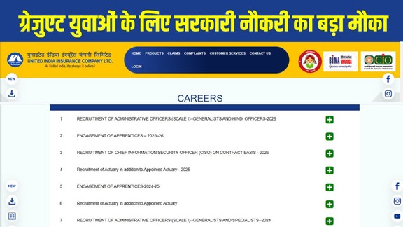 UIIC AO Recruitment 2026, UIIC AO Recruitment 2026, UIIC AO Vacancy 2026, UIIC Recruitment 2026, UIIC AO Notification 2026, UIIC Administrative Officer Recruitment, UIIC AO Apply Online