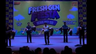 chandigarh university freshers party viral video
