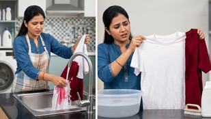 Kapde par dusre kapde ka colour lag jaye to kaise nikale | clothes color stain removal