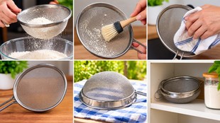flour sifter cleaning tips | aate ki channi saaf karne ka tarika | flour sifter cleaning tips in hindi