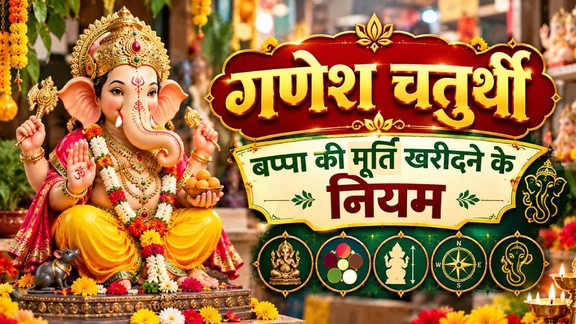 Ganesh chaturthi 2026, ganpati idol buying tips, rules for buying ganesh idol, ganesh chaturthi rules, ganpati idol selection, ganesh chaturthi rituals, गणेश चतुर्थी 2026, गणपति मूर्ति खरीदने के टिप्स, गणेश मूर्ति खरीदने के नियम, गणेश चतुर्थी के नियम, गणपति मूर्ति का चयन, गणेश चतुर्थी अनुष्ठान, lord ganesh idol direction, गणेश चतुर्थी, गणेश जी की सूंड दाईं या बाईं तरफ, गणेश की मूर्ति के वास्तु नियम